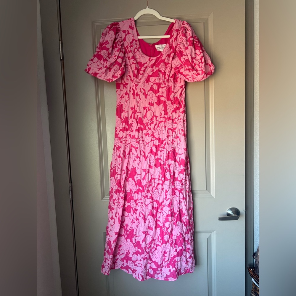 HYACINTH HOUSE Pink Floral Empire Ella Maxi Dress - Picture 4 of 15